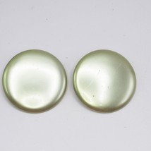 Large Statement Plastic Clip On Earrings 1970&#39;s - £11.67 GBP