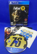 Fallout 76 - EB Exclusive (PlayStation 4 PS4, 2018) w/ Sticker CIB Complete! - $7.20