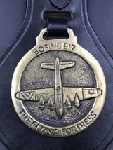 VTG WWII Boeing B17 Flying Fortress Horse Saddle Bridle Medallion Brass ... - $79.22