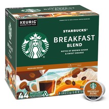 Starbucks, Breakfast Blend Medium Roast K-Cup Coffee Pods, 44 Count EXP ... - $29.69