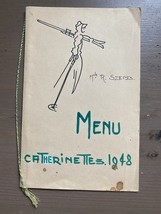 Old Vintage Palestine Restaurant Menu 1948 - $18.65