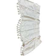 Elrene Home Fashions Versailles Waterfall Rod Window Valance Ivory Size ... - £58.15 GBP