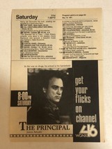 The Principal Vintage Tv Guide Print Ad Jim Belushi Lou Gossett Jr Tpa26 - $5.93