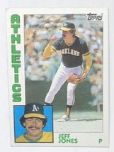 Jeff Jones 1984 Topps #464 Oakland Athletics A’s MLB Baseball Card - £0.77 GBP