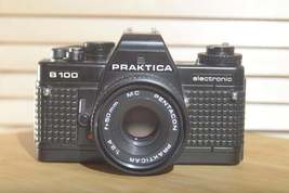 Classic Praktica B100 Electric with Prakticar Pentacon MC 50mm f1.8 lens. The pe - £115.90 GBP