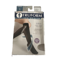 TRUFORM Leg Health Lites Medium Ladies Sheer Knee Highs Nude 1772 15-20 MMH - £18.01 GBP