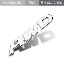 Car Four-Wheel Drive Off-Road Car Sticker Metal 4Wd  Wrangler Guide Modi... - £11.91 GBP