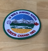 1983 15th World Scout Jamboree Alberta Canada Jacket Patch - £3.89 GBP