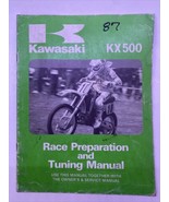 Used 1987 Kawasaki KX500 Race Preparation &amp; Tuning Manual OEM 99920-1387-01 - $14.50