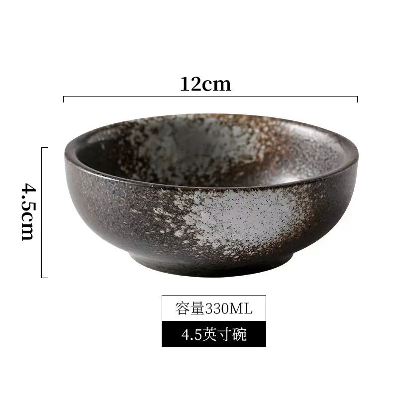 4.5 Inch Rice Bowl Japanese style Ceramics Noodle Diameter: 4.5 inch Xuebai - $9.66 CAD