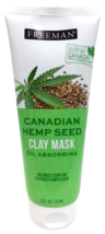 Lot 6 Freeman Canadian Hemp Seed Oil Absorbing Clay Mask Face Balances Skin 6 Oz - £30.39 GBP