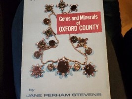 Maine&#39;s Treasure Chest Gems And Minerals, Signed By Jane Perham STEVENS-1972 - £47.87 GBP