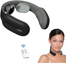 Intelligent Portable Neck Massager Heat Pulse Vibration Pain Relief Machine ~NEW - £31.16 GBP