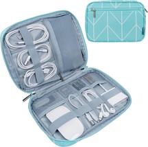 Small Travel Cable Organizer Bag For Hard Drives, Cables, Chargers, Phones, - £32.99 GBP