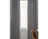 Origin 21 Grey Room Darkening Thermal Lined Back Tab Single Curtain Panel - £15.86 GBP