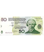 Argentina 50 Pesos P S2755 BANCO DE LA NACIÓN (LECOP) Emergency note, Al... - $3.88