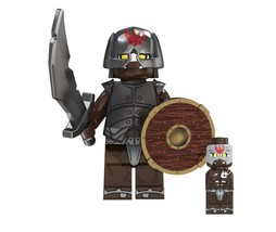 PLTOYS Uruk-Hai Orc Round Shield LOTR Lord of the Rings Hobbit Minifig Minifigur - £4.69 GBP