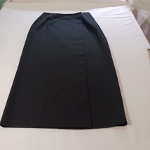Casual Corner & Co Women's Black Wrapped Long Skirt Measured Waist 30" image 6