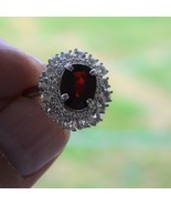 Garnet Ring, Size 8 with 4.63 cwt. Natural Earth Mined Spessartite Garne... - £133.36 GBP