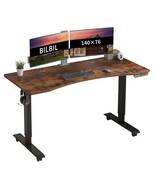 Electric Standing Desk 55 X 30 Inches, Height Adjustable Sit Stand Desk ... - £211.08 GBP