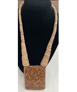 Statement Necklace Square Pendant - $35.99