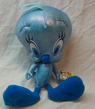 Looney Tunes Nice Shiny Blue Tweety Bird 12&quot; Plush Stuffed Animal Toy New - £12.84 GBP