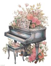 Counted Cross Stitch patterns/ Piano and Flowers/ Dream Home 97 - £7.18 GBP