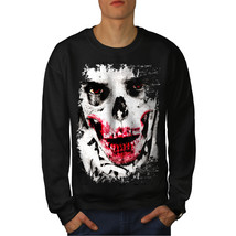 Joker Face Skeleton Skull Jumper Devil Eyes Men Sweatshirt - £14.81 GBP