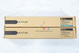 2 Compatible Kyocera TASKalfa 2551 CI TK-8327/TK-8329 Cyan &amp; Yellow Toners - £54.28 GBP