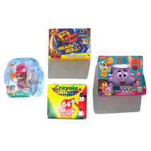 Lot Of 4 Zuru TOY Mini Brands Dora The Explorer Shimmer &amp; Shine &amp; 2 Grocery Bags - £7.85 GBP