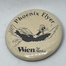 Wien Air Alaska Phoenix Flyer Airline Aviation Flying Plane Pin Pinback Button - $11.95