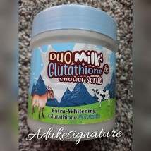 Duo Milk Glutathione extra whitening shower scrub with glutathione &Arbutin - £26.37 GBP