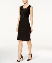 Love Scarlett Petite Corset-Laced Velvet Bodycon Dress, Various Sizes - £23.70 GBP