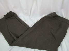 Liz Claiborne Audra Brown Flat Front Dress Pants Sz 14WP - £5.30 GBP