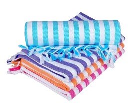 hand towels cotton set of 4 for bathroom 480 GSM Quick Dry High Absrobent - £39.49 GBP