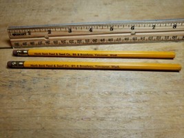 2 Vintage North Bank Feed &amp; Seed Co Vancouver Washington Advertising Pen... - $368.73 MXN