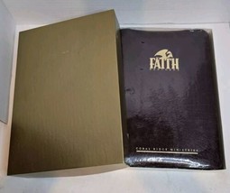 New 1990 NKJV The New Open Bible Large Print New King James Bonded Leather - £98.23 GBP