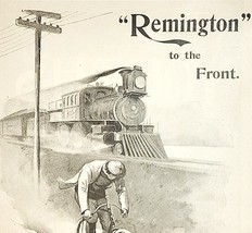1895 Remington Arms Co Bicycle Victorian Transportation Advertisement 5 x 7 - $26.98