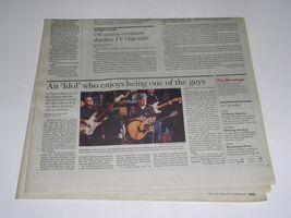 Taylor Hicks Calendar Newspaper Supplement Vintage 2006 The Knack*********  - $9.99