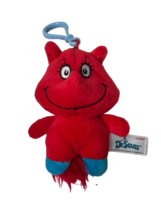 Dr. Seuss Fox in Socks small plush key chain clip 2018 Aurora - £5.51 GBP