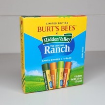 Burt&#39;s Bees x Hidden Valley Ranch Dippers Limited Edition Lip Balm 4 Pack - £18.86 GBP