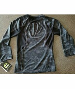 C9 Champion Boy&#39;s Size XS (4-5) Long Sleeve Duo Dry Breathable Gray Blac... - $42.10 CAD