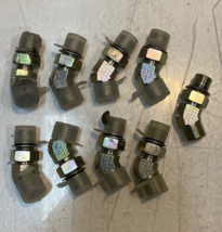 9 Qty of 45 Degree Hydraulic Male Tube Fittings 14mm Thread 17mm Thread ... - $29.99