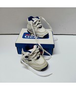 Gerber White and Blue Kids Shoes Size 3 - £7.58 GBP