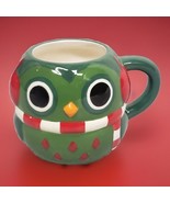 Mesa Home Products 3D Holiday Owl Coffee Tea Mug Hand Painted Ceramic Gr... - $15.45