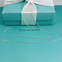 Tiffany &amp; Co 16” Chain Necklace in Sterling Silver Perfect Condition FRE... - £91.47 GBP