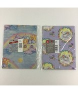 American Greetings Gift Wrap Baby Shower Animal Ark Swan Vintage New Sea... - $19.75