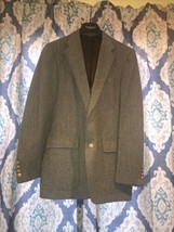 Palm Beach Tailored In USA Men’s Gray Blazer With Gold Buttons* Read Des... - $24.75