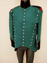 95th Rifles Napoleonic Tunic: Green Wool Military Jacket - $195.00