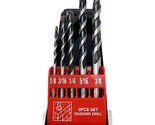 Grip Tight Tools M1247 Masonry Drill Bit Set Reinforced Carbide Tip Oxid... - $13.95